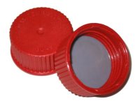 Schraubkappe rot, GL 32, PBT, bis 180°C, komplett mit...