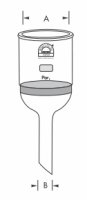 Filternutsche, Boro. 3.3, Por. 5 , 50 ml, 35*10 mm #21505