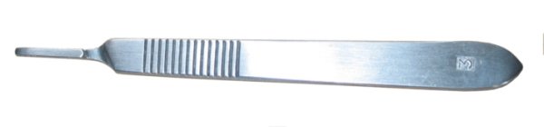 Skalpellgriff, Edelstahl, 124*13 mm Länge*Breite, Typ 3