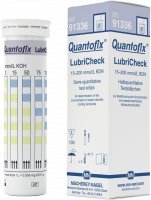 QUANTOFIX Lubricheck 0-200 mmol/l KOH, 100 Teststäbchen/Dose #91336