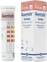 QUANTOFIX Sulfat 200-1600 mg/l, 100 Teststäbchen/Dose #91329