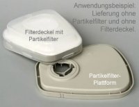 3M Partikelfilter-Plattform für 3M Masken #603, 1...